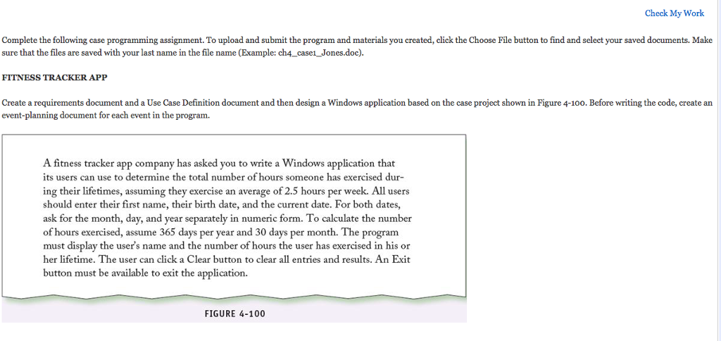 Can you write the code using Visual Basic program?Thanks Check My Work