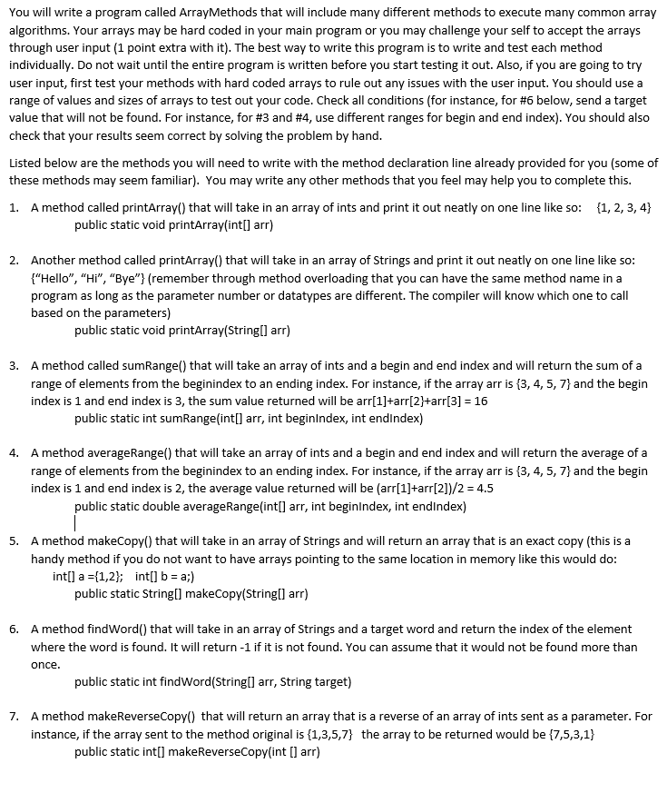  URGENT HELP! Thanks in advance! You will write a program called