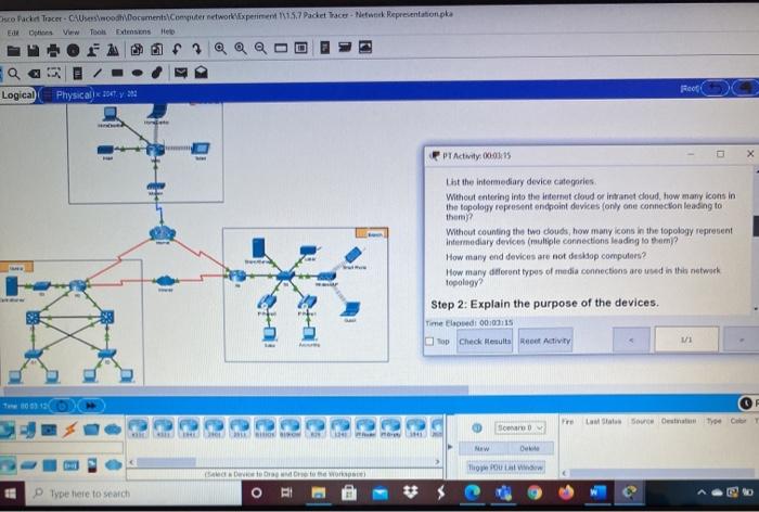  sco Padid TracerCAUses mood Documents Computer network Experiment 115.7 Pade hacer