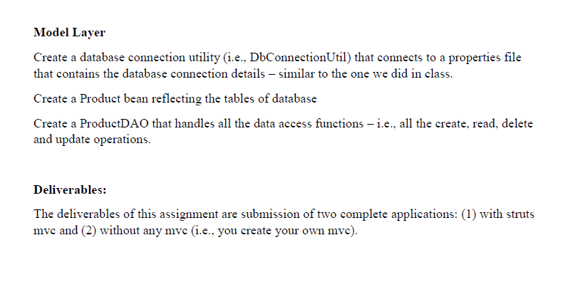 Create a table Product a. order num (integer) b. Customer id (integer)