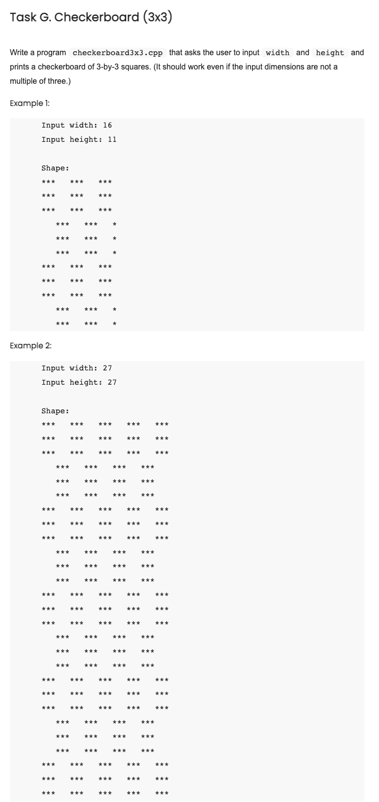 make the code such that I can copy paste it. Also please