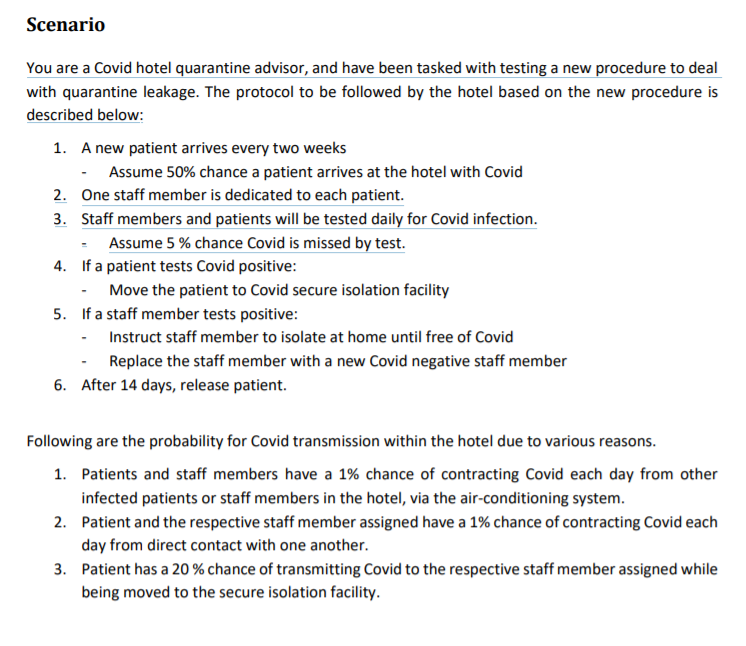 ANSWER IN C++ FORMAT ONLY USING VISUAL STUDIO COMMUNITY 2019!!! Scenario You