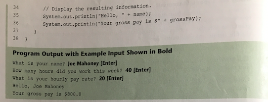 Code Listing 2-29 (Payroll .java) 1 import java util. Scanner Needed for