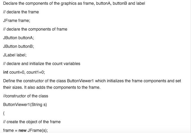 (see below) so that it has two buttons, each of which prints