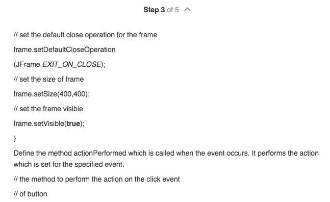following code and do not forget javadoc and comments - Please include