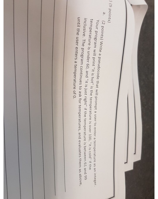 Python please help with part b ) (5 points) (2 points) Wri