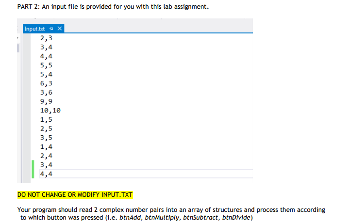 in another language known as VB (Visual Basic), using arrays and structures,