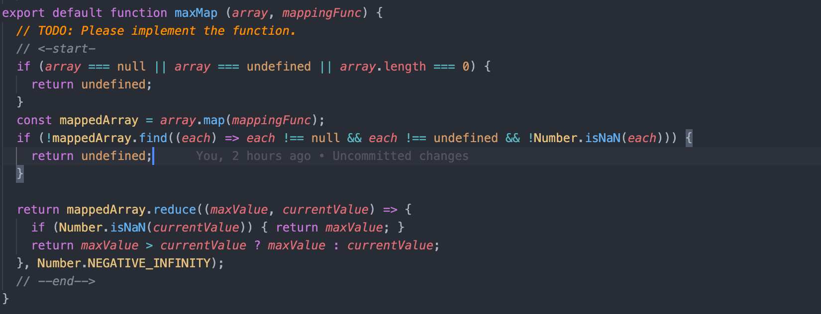 I encountered a problem in writing JS program. The program is about