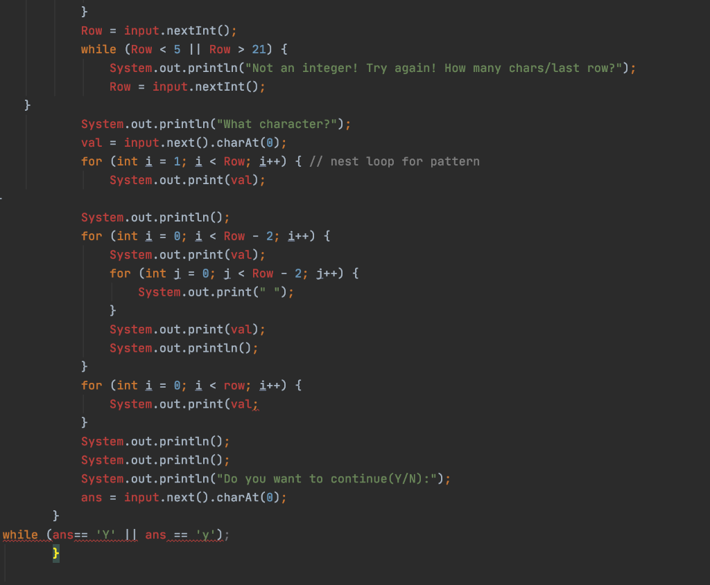 (user input). The boxes have the same number of rows and columns
