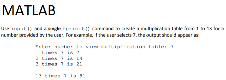 a multiplication table from 1 to 13 for a number provided by