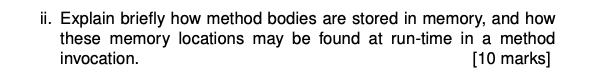 make reference to the following program fragment in a Java-like language: class