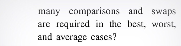 (a) Devise an algorithm to sort three numbers It should make as