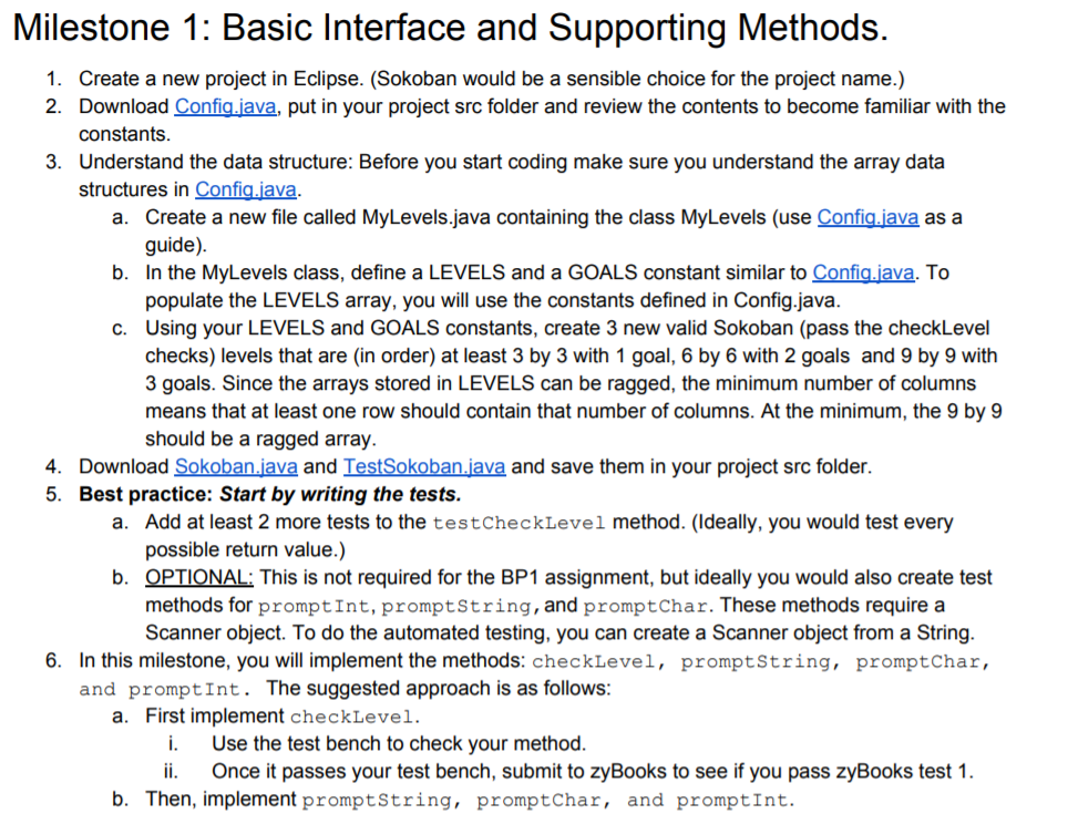 HELP: We created a Sokoban game in Java and it runs fine
