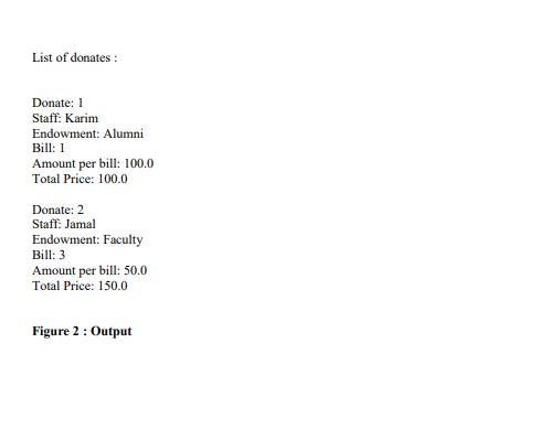 that initializes endType, endid and donate PerBill instance variables through parameter passing.