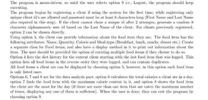  In Java, please write the COMPLETE code for the prompt in