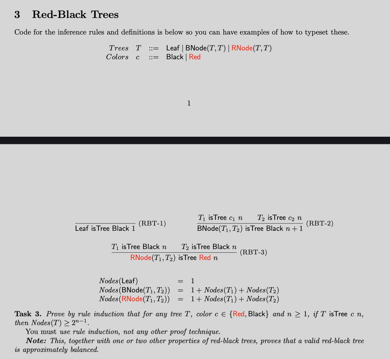  3 Red-B^(lack Trees Code for the inference rules and definitions is