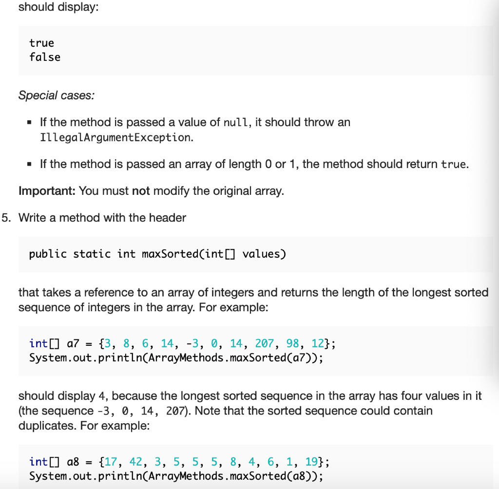 you will use in one of your methods. The syntax that we