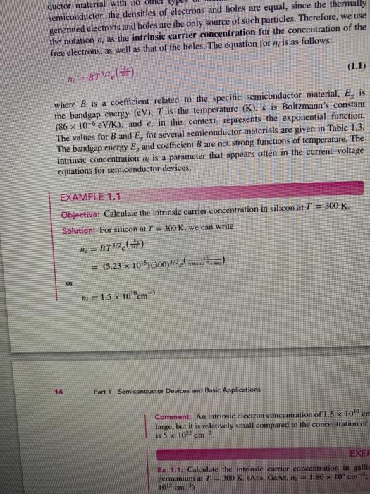 see the code used it is the ni= BT^2/3 e^(-Eg/2kT Spartanium Material