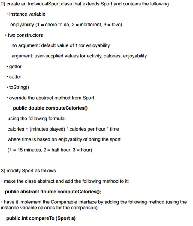 previous assignment, since this assignment is a build up from the previous