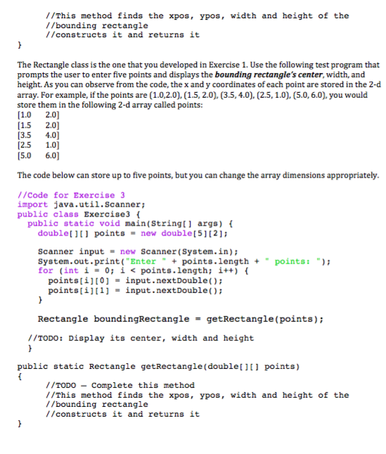 that encloses a set of points in a two- dimensional plane, as