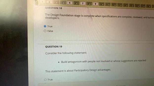 consistency principle. True False QUESTION 11 0.poln Single abstract commands combining multiple
