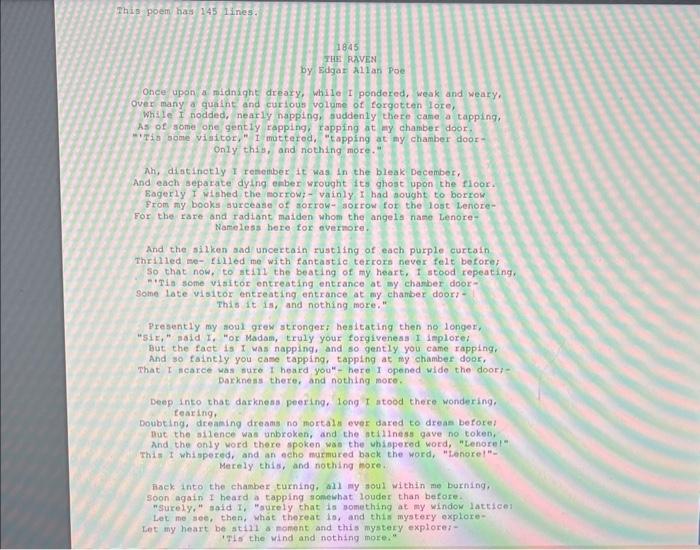 function to read a file. Your program will read in text from