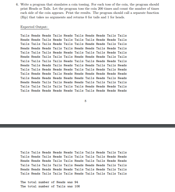 C++ program, please comment out as much as possible. Thanks 6. Write
