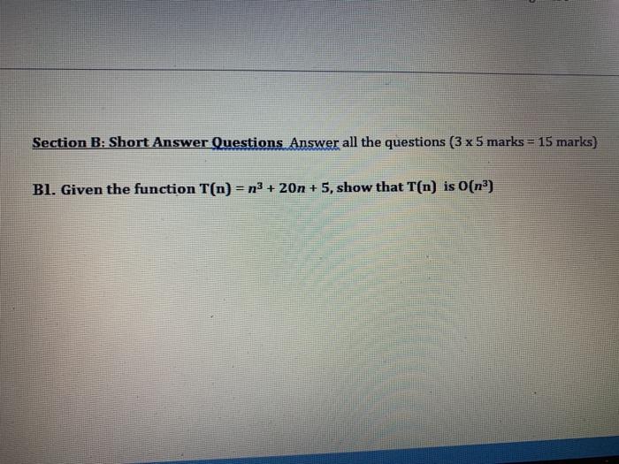 expressions Stack Character/Symbol Postfix expression Section B: Short Answer Questions Answer all