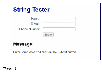 Write the code that processes the data entered by the user (This