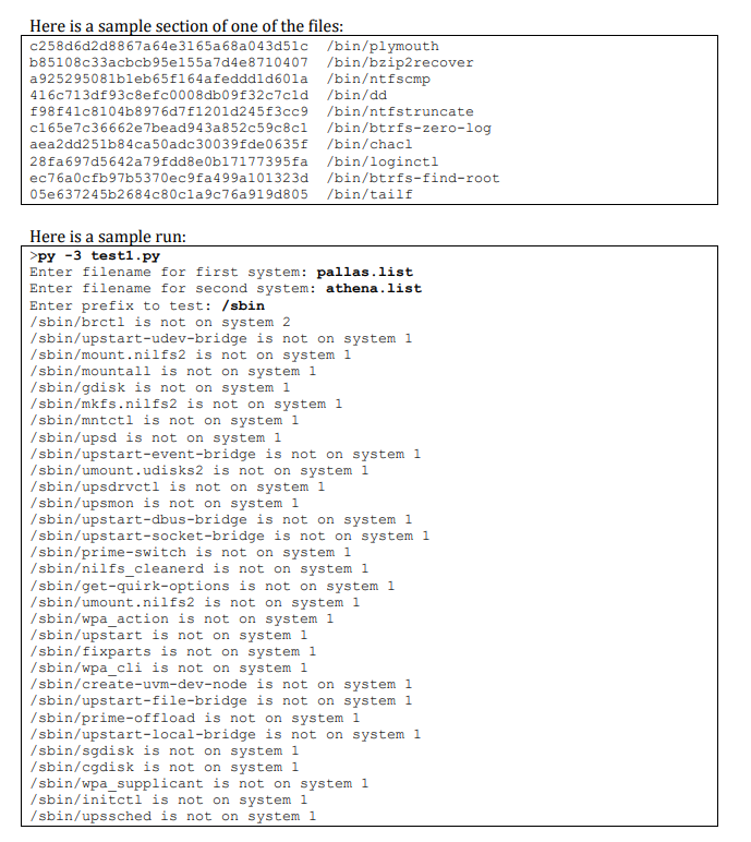 the system administrator to help them identify the differences between the servers.
