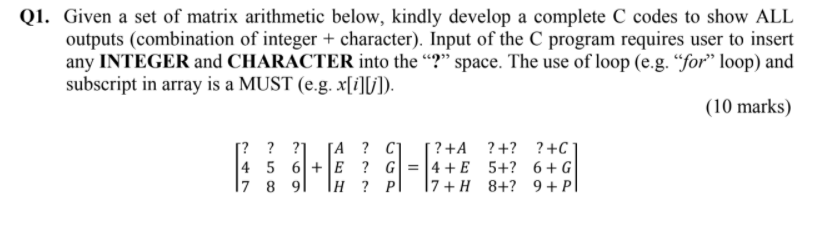 C coding only (not c++) Need ans in 1 hour.Thanks . Q1.
