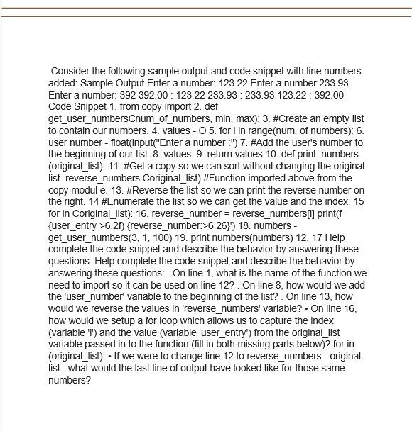  PLEASE DO NOT COPY PASTE FROM CHEGG/OTHERWISE I'LL REPORT YOU Consider