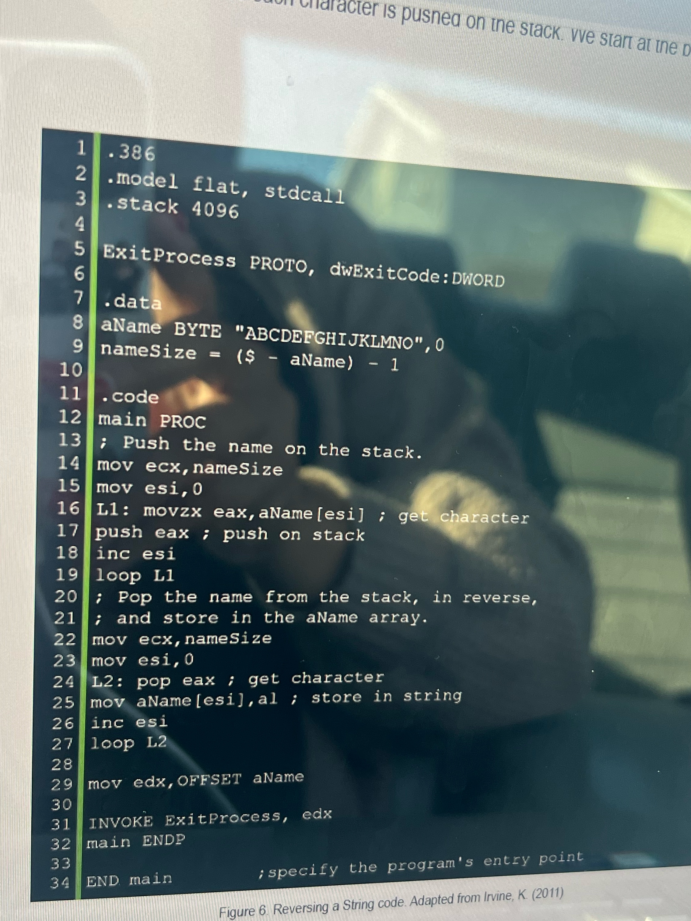  .386 model flat, stcicall . stack 4096 ExitProcess PROTO, dwExitCode:DWORD data