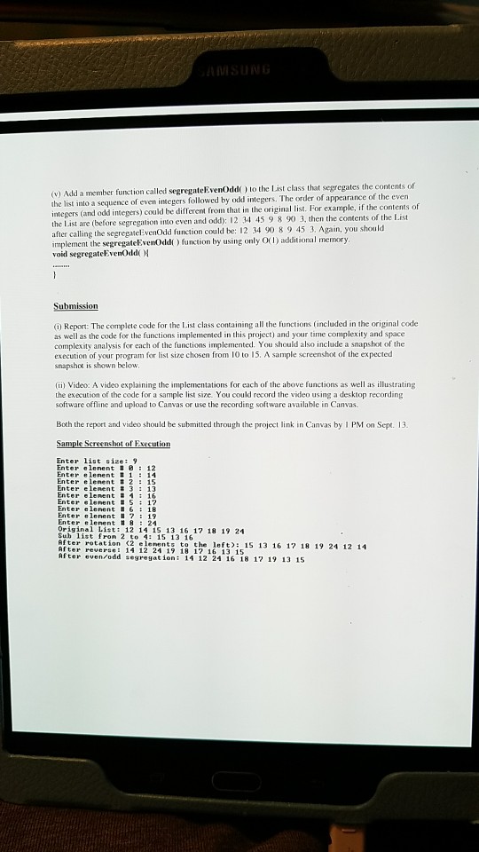discussed in the class/ slides lecture code. Extend the code for the