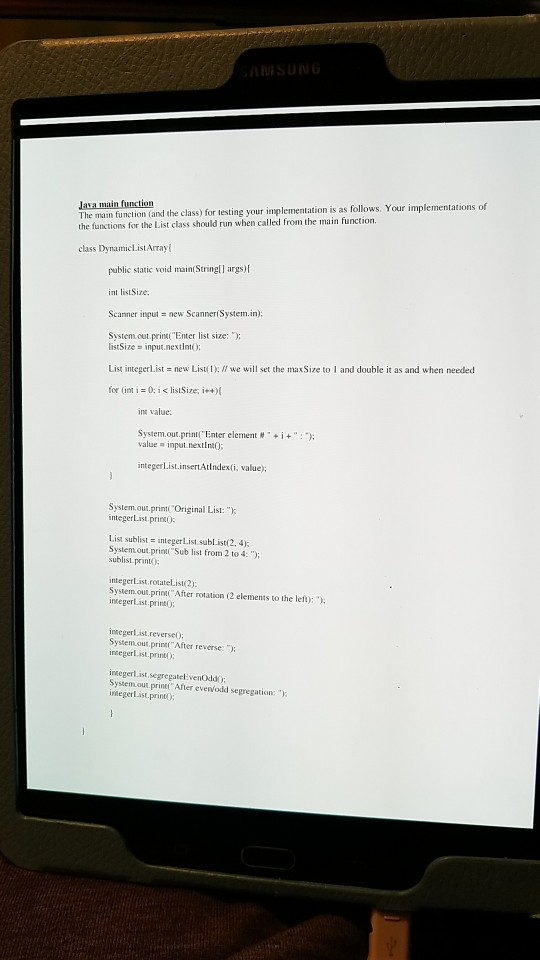 implemented independent of each other. Analyze the asymptotic time complexity of each