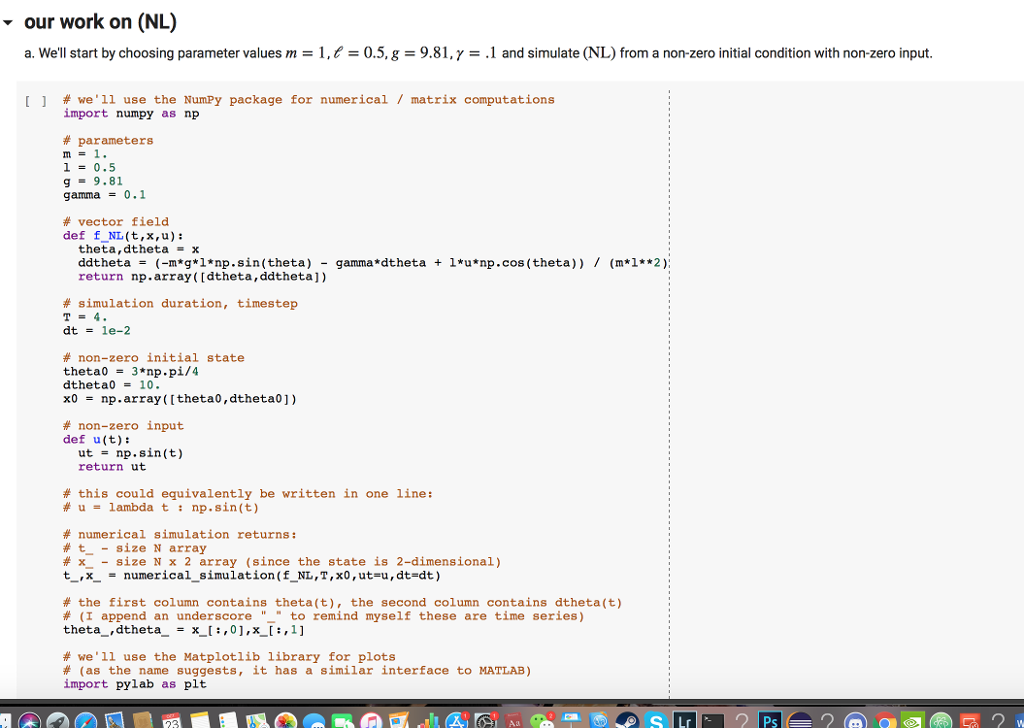 state space (must be vector space) U-control input set tscalar- final simulation