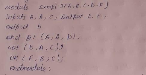 Correct syntax errors in the following code and draw circuit represented by