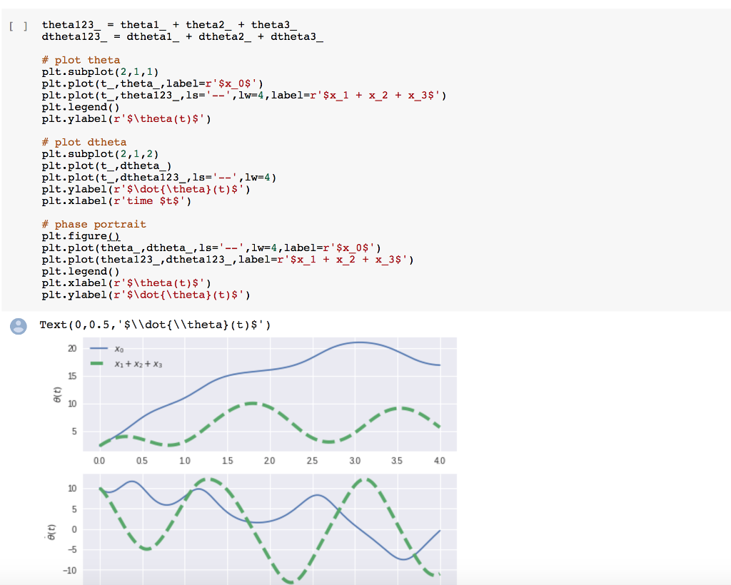 output: t - N array - time trajectory x- Nx X array