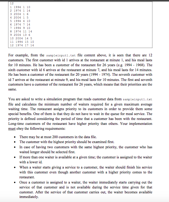 implement a Java program for the scheduling problem of a famous Sabr-ET