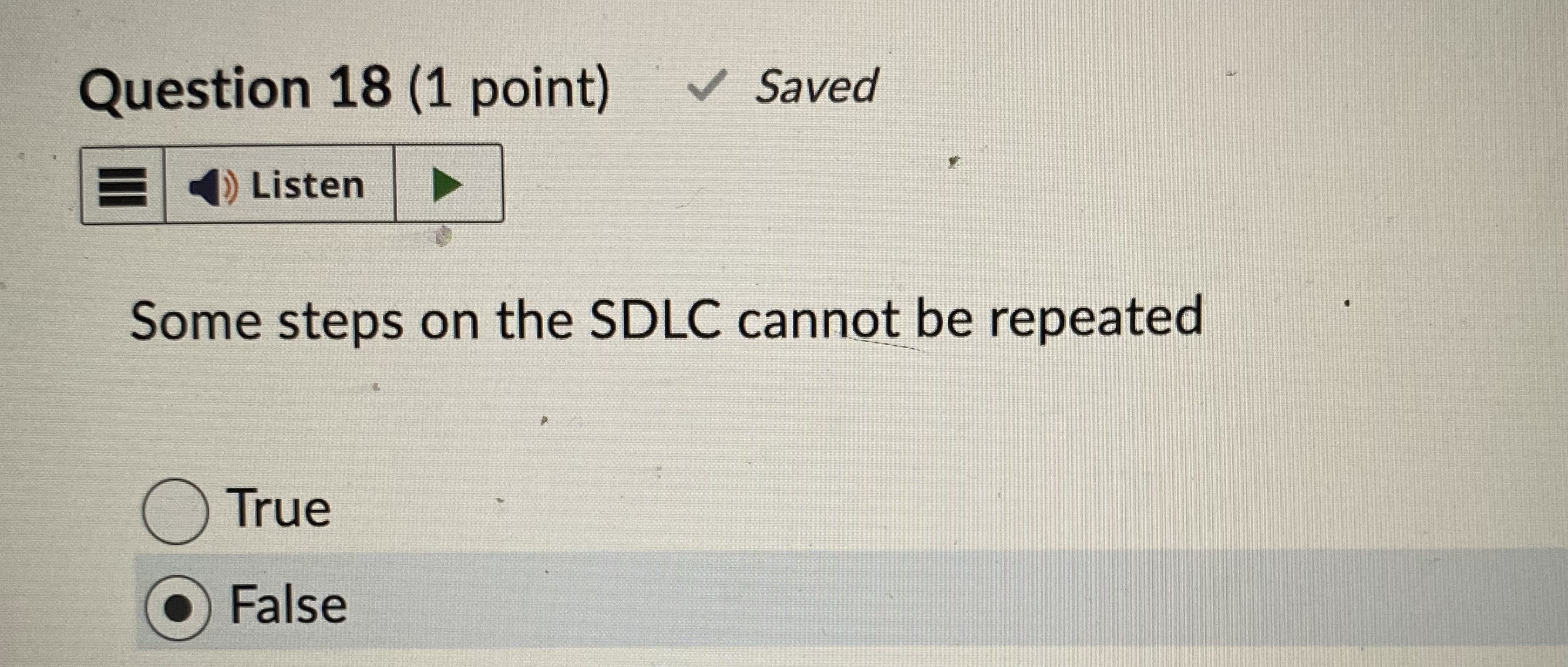 code is put into production? True False methods are the functions defined