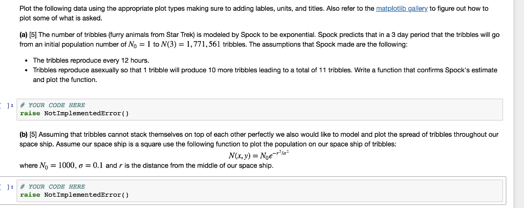  Plot the folowing data using the appropriate plot types making sure