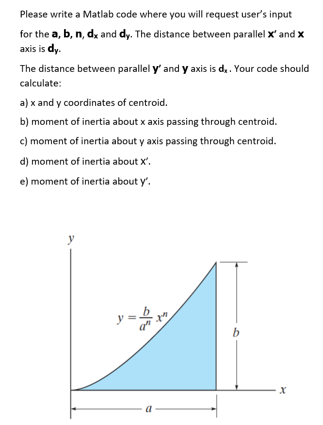 MATLAB Please write a MATLAB code Please write a Matlab code where