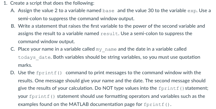 Please help me answer this. will rate :) THIS IS FOR MATLAB,