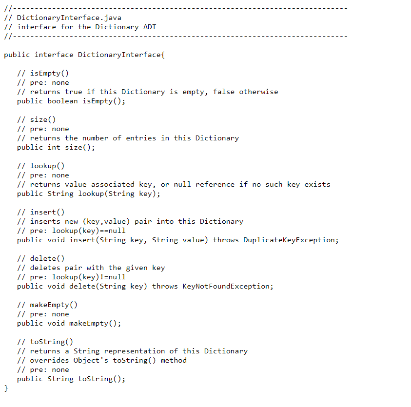 value) pairs must have different keys, but may possibly have identical values.
