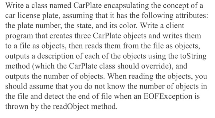  Create a Java NetBeans project. Read the instructions below. Make sure