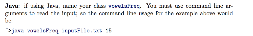 frequency of vowels given a short paragraph. For simplicity, we will be