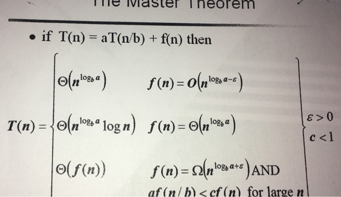 do this 3. Use the master method to give a tight asymptotic