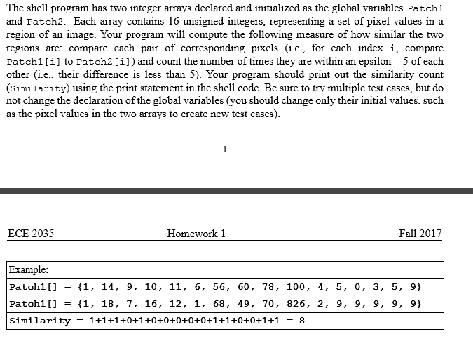 Using the assembly language MIPS please help implement this. The shell to