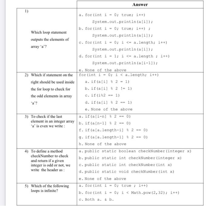 JAVA-URGENT PLEASE SOLVE IN LESS THAN 20 minutes-IN JAVA PLEASE5th option can