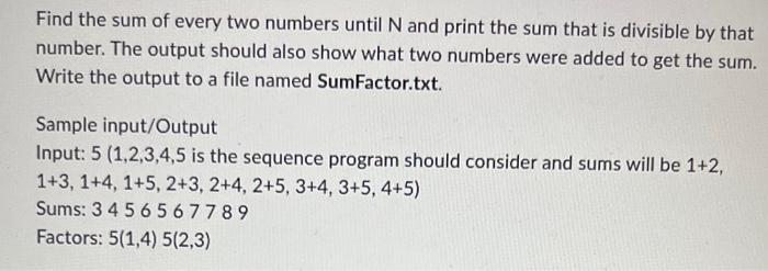  code must be done in java, and if you could explain